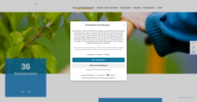 Security scan screenshot of https://www.altenheim-stpauls.it/
