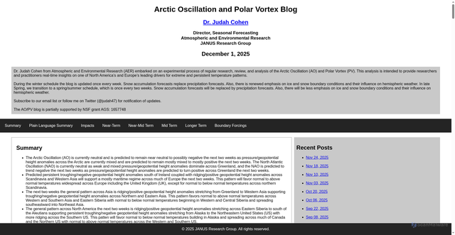 Security scan screenshot of https://published.aer.com/aoblog/aoblog.html