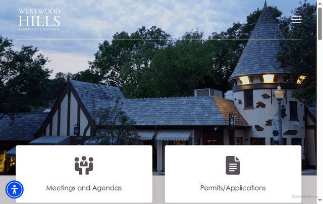 Security scan screenshot of https://westwoodhillsks.gov/