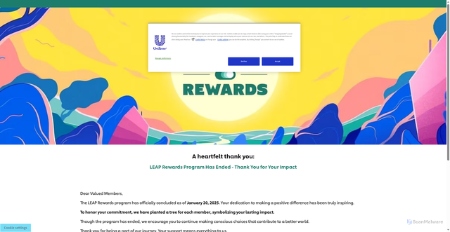Security scan screenshot of https://aemcs.unileversolutions.com/