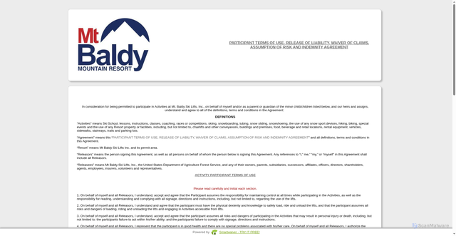 Security scan screenshot of https://waiver.smartwaiver.com/w/6vpejkqthmv3xxbmhjz9no/web/