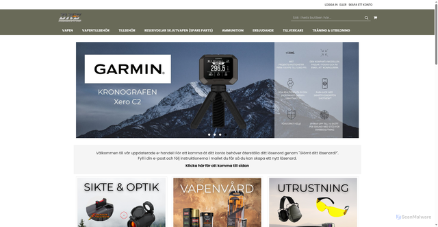 Security scan screenshot of https://fksport.se
