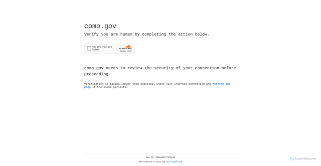 Security scan screenshot of https://como.gov/
