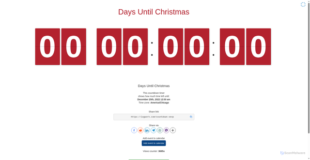 Security scan screenshot of https://logwork.com/countdown-xevp