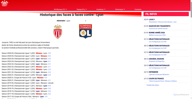 Security scan screenshot of https://www.asmbystf.fr/vs/fr/lyon
