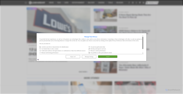 Security scan screenshot of https://slashgear.com