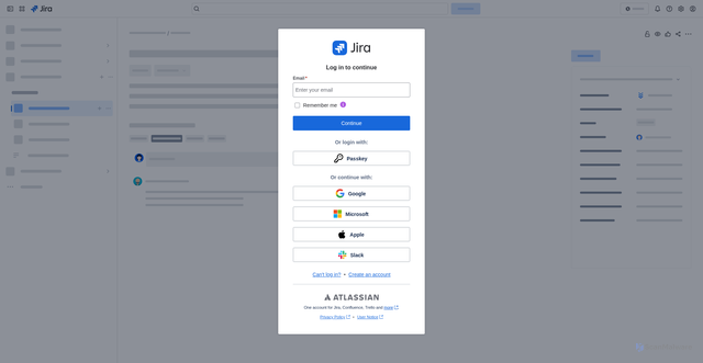 Security scan screenshot of https://irm-rmaas.atlassian.net