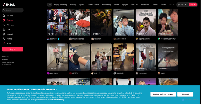 Security scan screenshot of https://www.tiktoklinksafety.eu/