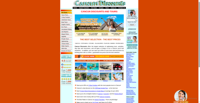 Security scan screenshot of https://cancun-discounts.com