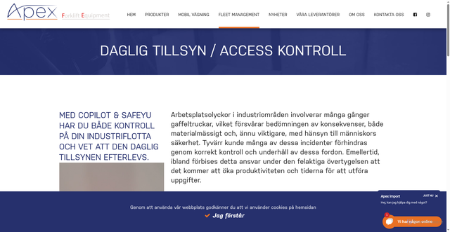 Security scan screenshot of https://fleetmanagementsystem.se