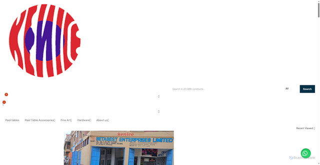 Security scan screenshot of http://keniceonlinestore.com.abogroupamp.com/?add-to-cart=3047