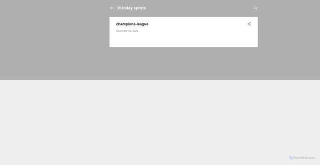 Security scan screenshot of 9itodaysports.blogspot.com