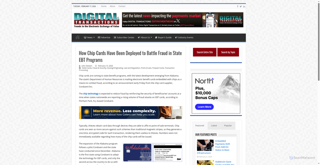 Security scan screenshot of https://www.digitaltransactions.net/how-chip-cards-have-been-deployed-to-battle-fraud-in-state-ebt-programs/