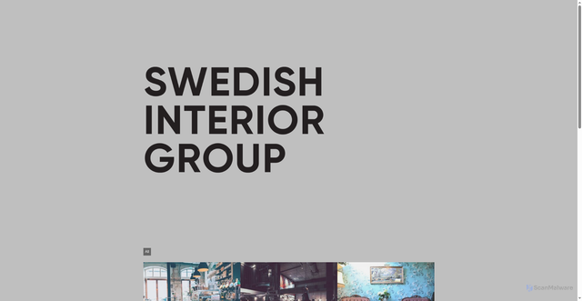 Security scan screenshot of https://swedishinteriorgroup.se