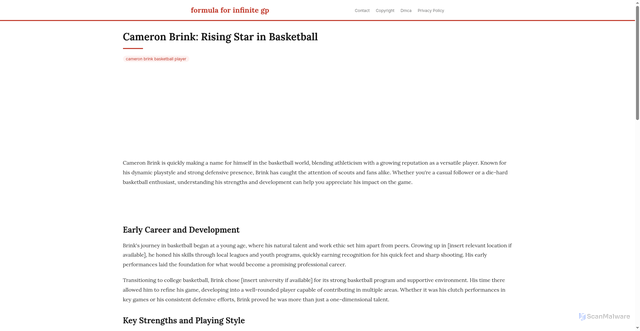 Security scan screenshot of https://fxdgejssitus-99dc4ba135-dppyrbk4lg1f.edgeone.dev/cameron-brink-basketball-player.html