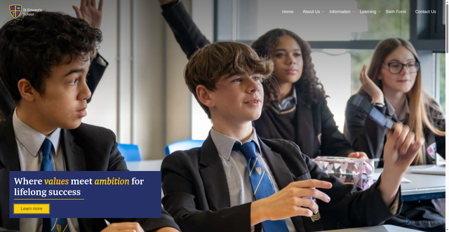 Security scan screenshot of https://www.st-edwards.poole.sch.uk/