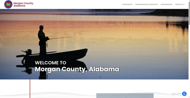 Security scan screenshot of https://morgancounty-al.gov/