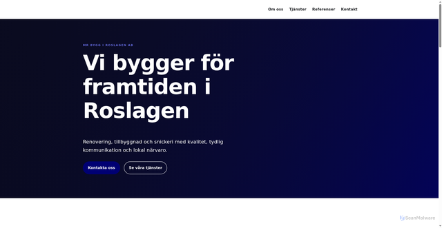 Security scan screenshot of https://mrbyggroslagen.se