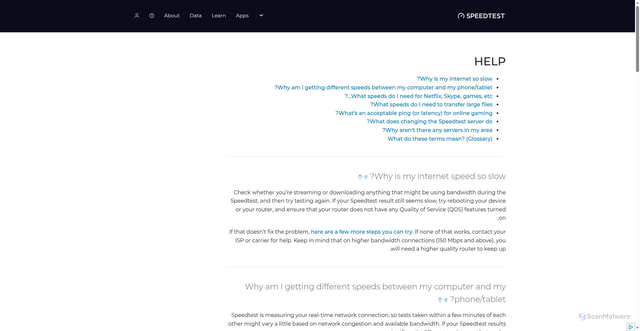 Security scan screenshot of https://z-whitehood.pages.dev/ar/help