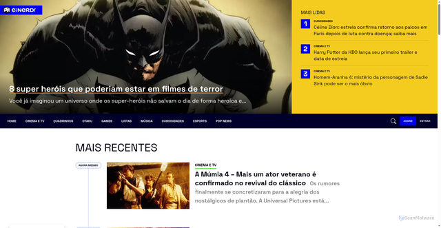 Security scan screenshot of https://acrediteounao.com/