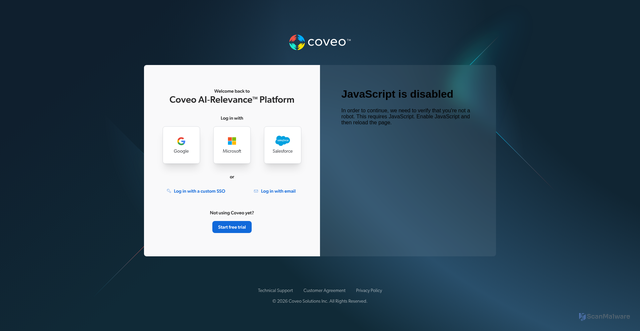 Security scan screenshot of https://capitalgroupproductioniamagozj.analytics.org.coveo.com
