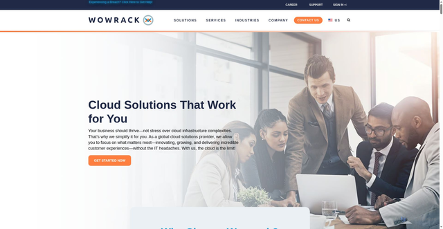 Security scan screenshot of https://wowrack.com