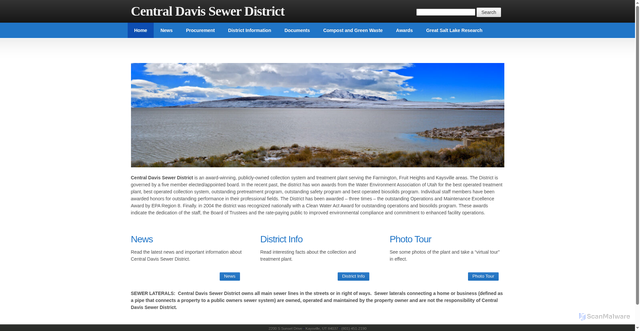 Security scan screenshot of https://www.cdsewerut.gov/