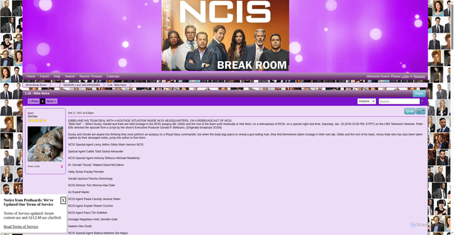 Security scan screenshot of https://ncisrefugees.freeforums.net/thread/104/1-16-te-noire