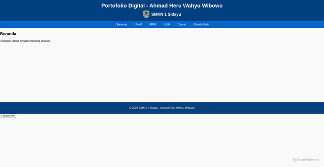 Security scan screenshot of https://web-portofolio-heru-k7nq4u1s94.edgeone.dev/