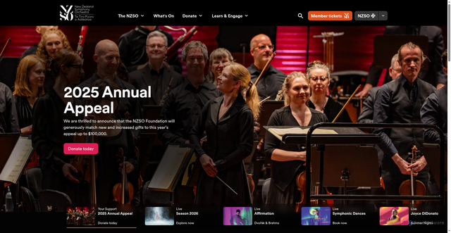 Security scan screenshot of https://www.nzso.co.nz/