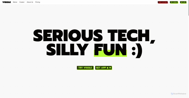 Security scan screenshot of https://viggle.ai