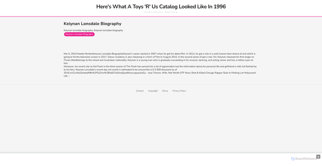 Security scan screenshot of https://gattewayhugo-2s1c0zr7xs.edgeone.app/14023-keiynan-lonsdale-biography.html