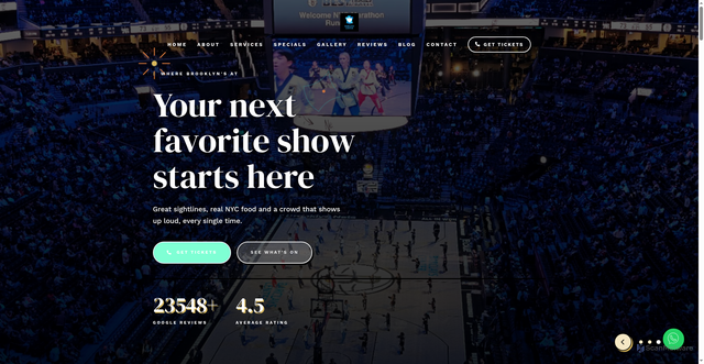 Security scan screenshot of https://barclays-center.com/
