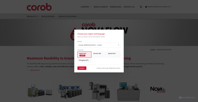 Security scan screenshot of https://novaflow.ca