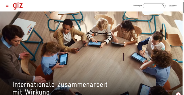 Security scan screenshot of https://www.giz.de/de