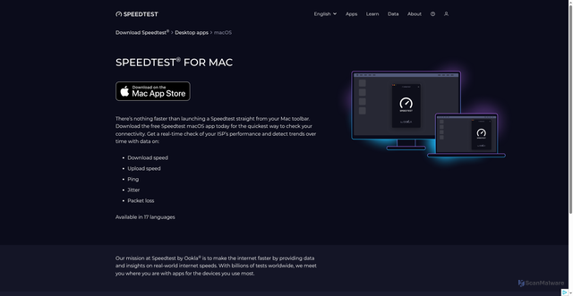 Security scan screenshot of https://asrr.pages.dev/apps/mac