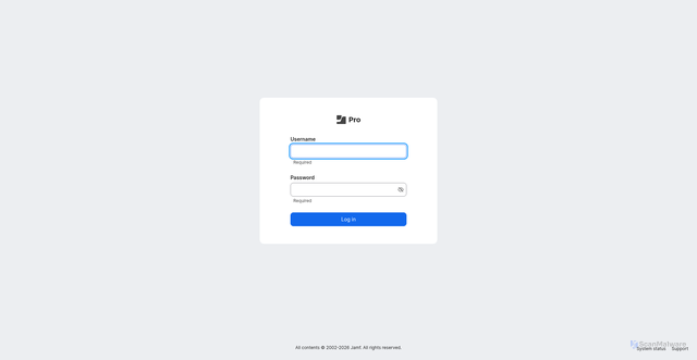 Security scan screenshot of https://rentonschools.jamfcloud.com