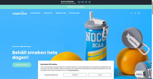 Security scan screenshot of https://smartlocksverige.se/
