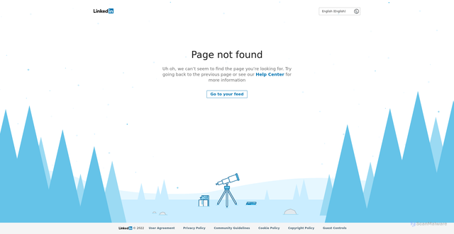 Security scan screenshot of https://www.linkedin.com/company/cherry-pick-people?hf=146197554&utm_campaign=website&utm_source=Herefish&utm_medium=Email