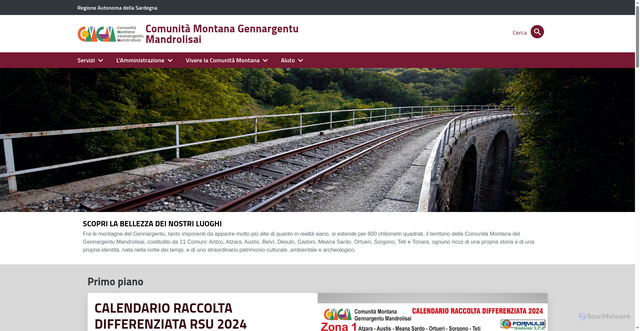 Security scan screenshot of https://www.gennargentumandrolisai.it/