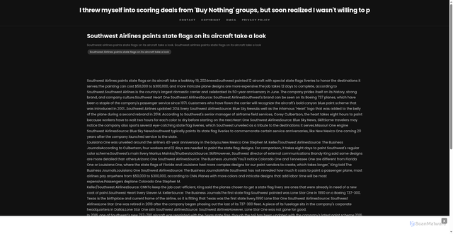 Security scan screenshot of https://dietplancityhugo-yizna5vpb1.edgeone.app/17544-southwest-airlines-paints-state-flags-on-its-aircraft-take-a-look.html