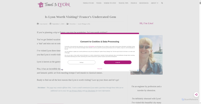 Security scan screenshot of https://traveltolyon.com/is-lyon-worth-visiting/