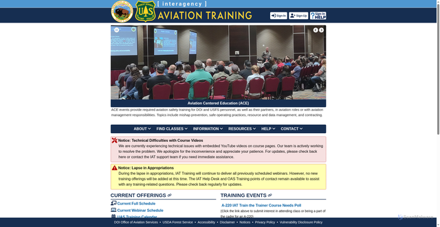 Security scan screenshot of https://www.iat.gov/