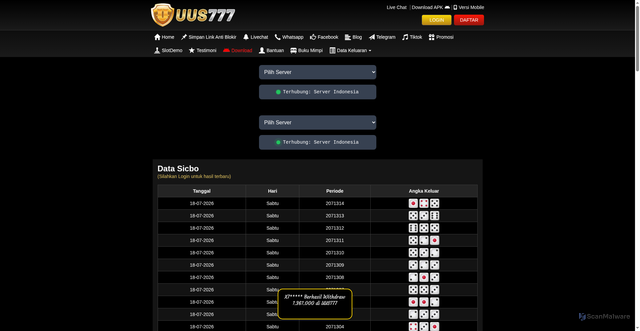 Security scan screenshot of https://xn--p6caiamvb1f4b4dbbgn6a0b9cs8ggz0cmfq3e5a7cyjvj.net/desktop/data/sicbo?m=7