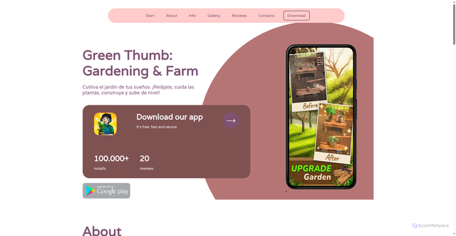 Security scan screenshot of http://kind-vibe.website/