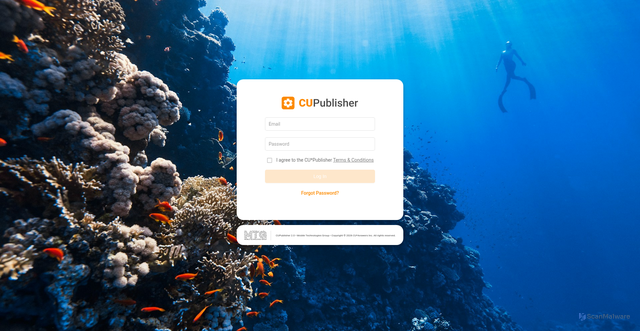 Security scan screenshot of https://cupublisher.com