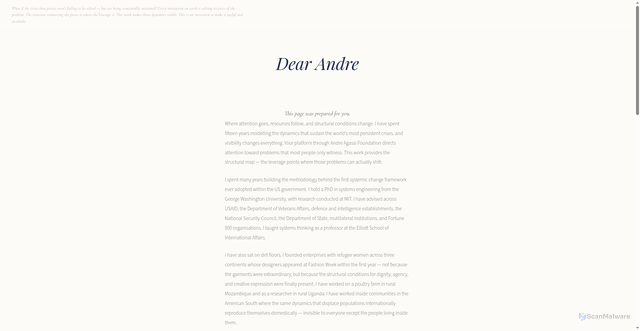 Security scan screenshot of https://syschgapp-nyqu3irl1e.edgeone.app/andrea-land.html