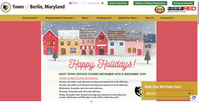 Security scan screenshot of https://berlinmd.gov/