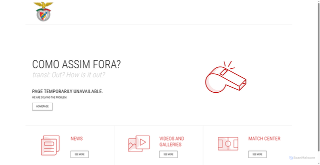 Security scan screenshot of https://www.slbenfica.pt/en-us/agora/noticias/2025/10/03/futebol-bilhetes-benfica-bayer-leverkusen-4-jornada-fase-de-liga-da-liga-dos-campeoes