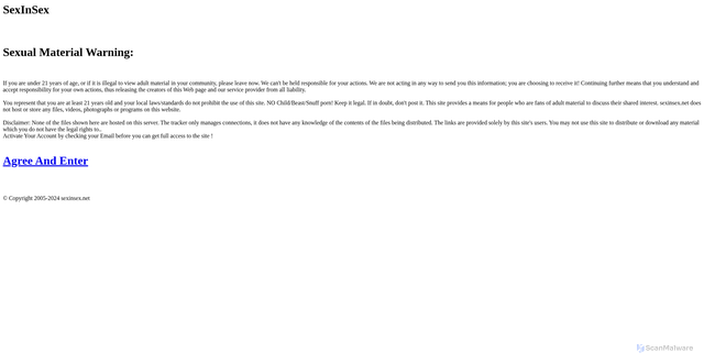 Security scan screenshot of https://d44.icu